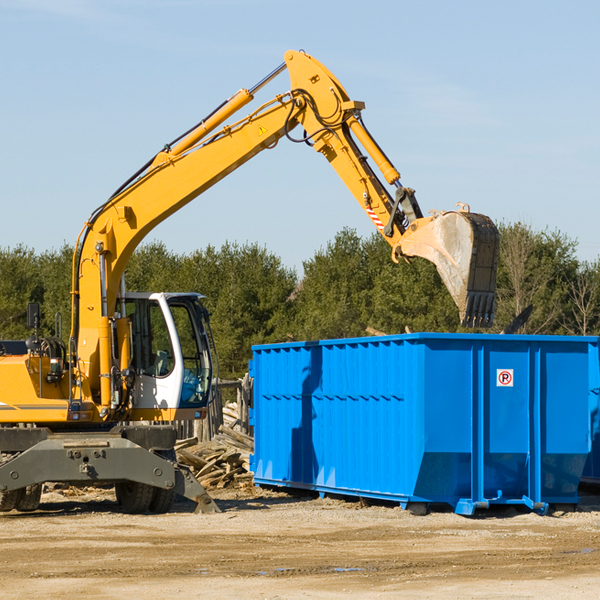 how does a residential dumpster rental service work in Billings MI